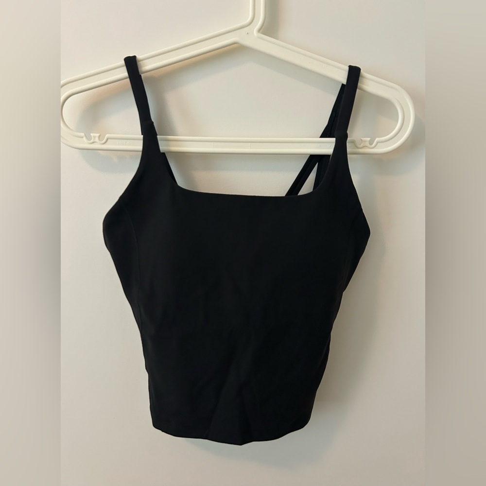 Lululemon Strappy Nulu Shelf Tank Top